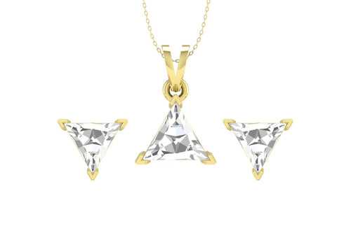 Timeless Triangle Solitaire Set