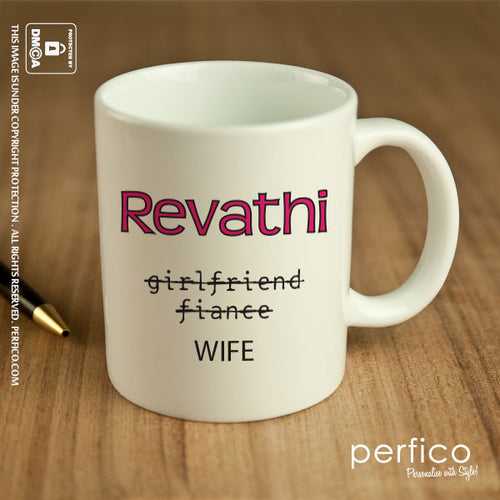 Journey to Wife © Personalized Mug