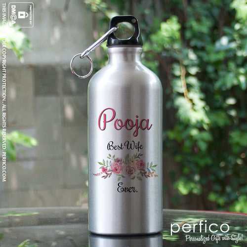 Best Wife Ever © Personalized Water Bottle