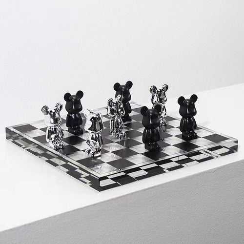 Crystal Violent Bear Chessboard