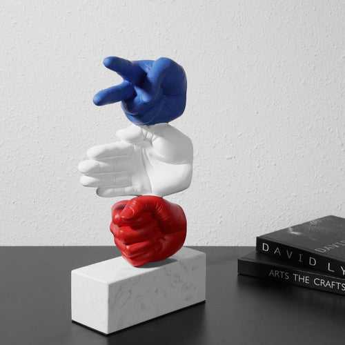 Rock Paper Scissors Gesture Ornament