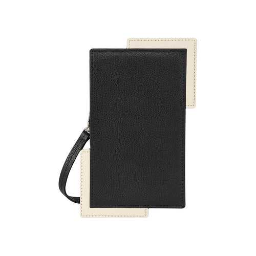 Fede Phone Bag, Black/Ivory