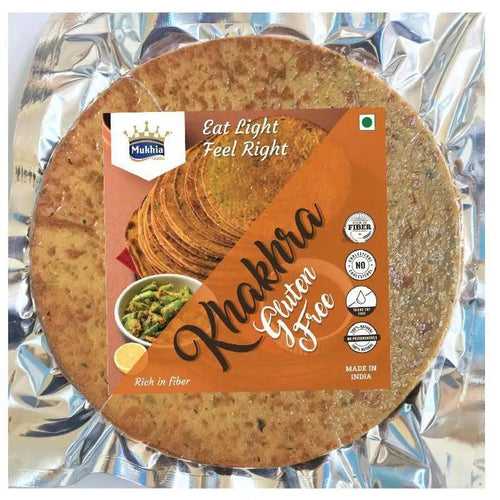 Mukhia Khakhra Gluten Free - 200Gms (Pack of 2) with Free Container