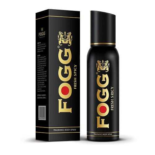 Fogg Black Series Fresh Spicy - Perfume Body Spray For Men - Long Lasting & No Gas Deodorant - 120ml