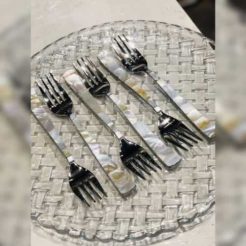 Forks | Premium Stainless Steel With Nacre, Mother Of Pearls