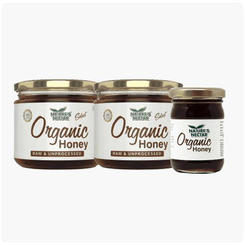 Raw Organic Honey 800g + Free Organic Honey 150g