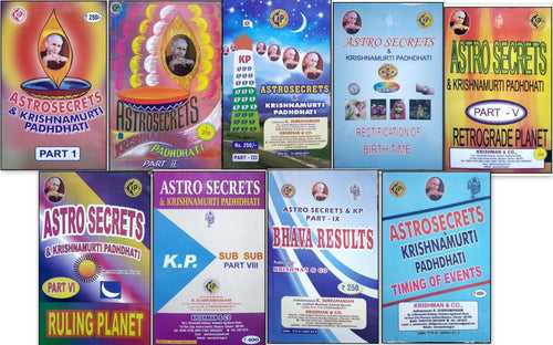 Astro Secrets & Krishnamurti Padhdhati (1 - 9 Volumes Set) [English]