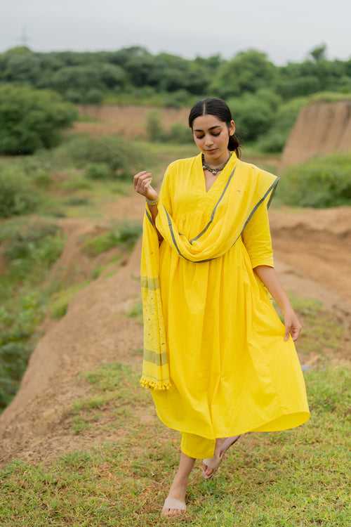 Daffodil Kurta Set with Dupatta