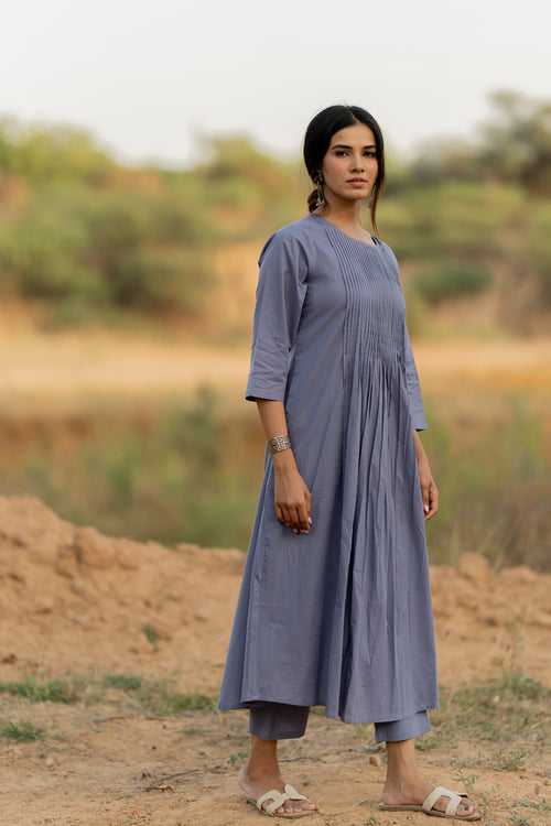 Iris Blue Kurta Set