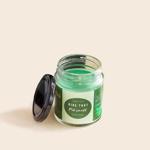 Green Vanilla Scented Candle