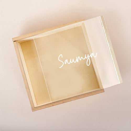 Personalized Acrylic Lid Box (5-7 Items)
