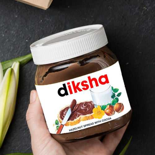 Personalized Name Nutella