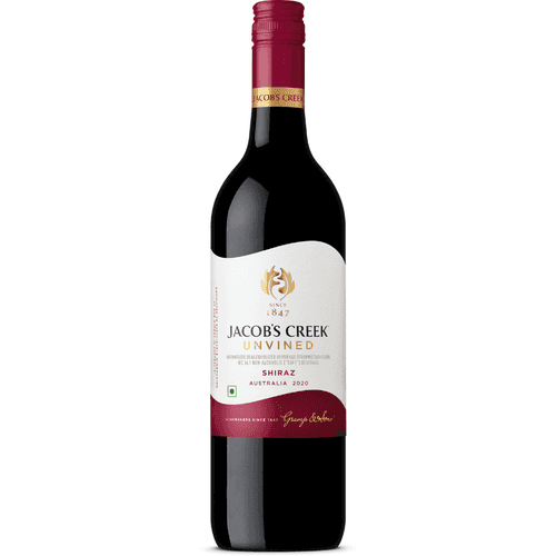 Jacob’s Creek Non-Alcoholic Red Wine with Packaging