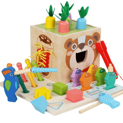 Montessori Multiactivity Learning Cube - Early Education Toy