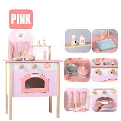 Pink Colorful Kids Kitchen