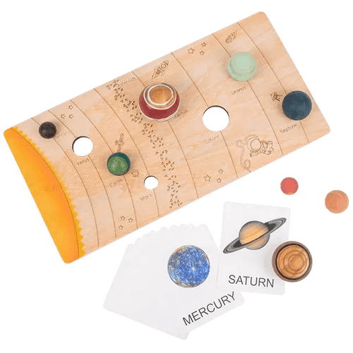 Wooden Solar System Planet Matching Toy