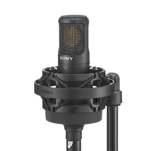 Sony C80, Condenser microphone for home studio recording, Large capsule captures superior sound presence, Dual diaphragms reduce the proximity effect