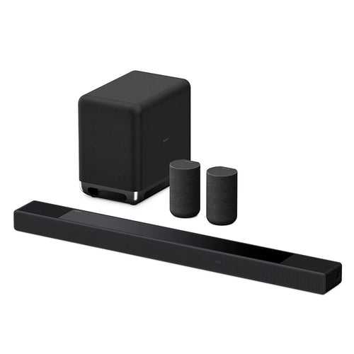Sony HT-A7000 7.1.2ch 8k/4k Dolby Atmos Soundbar Home Theatre System with 360 SSM and Wireless subwoofer SA-SW5 and Rear Speaker SA-RS5(Hi Res & 360 Reality Audio, 8K/4K HDR, WiFi and Bluetooth, Built In Battery Rear Speaker)
