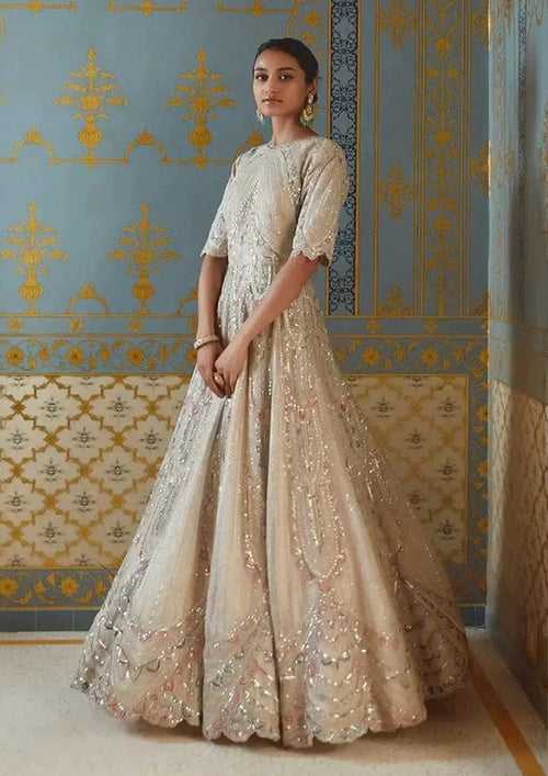 Pearl Embroidered Gown