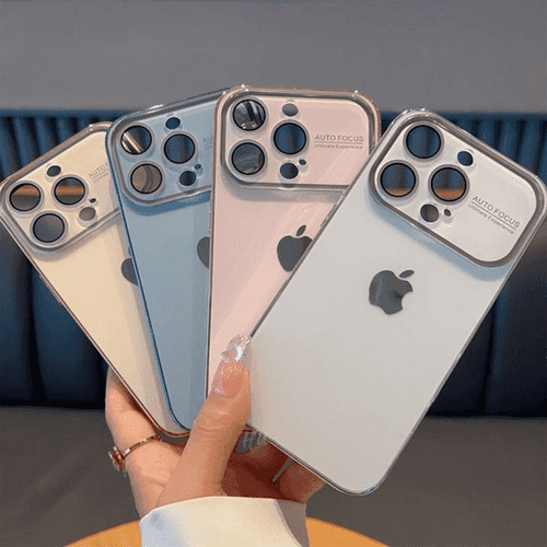 Luxury New Generation Mirror Effect Pixel Camera Back Case For iPhone 12 Series