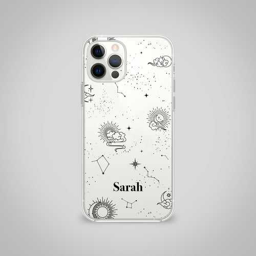 Custom Constellation Clear Silicone Case