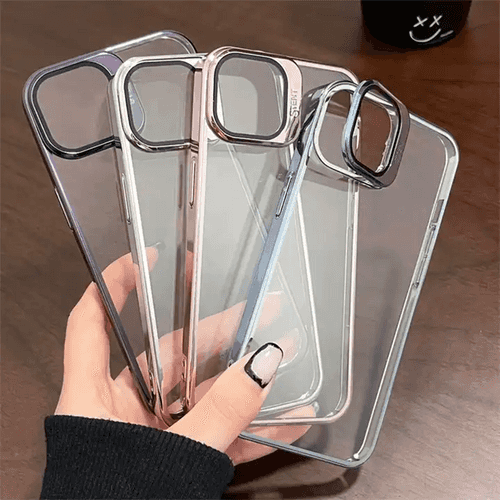 Versatile Metal Exterior Camera Kickstand Stent Case For iPhone 14 Series