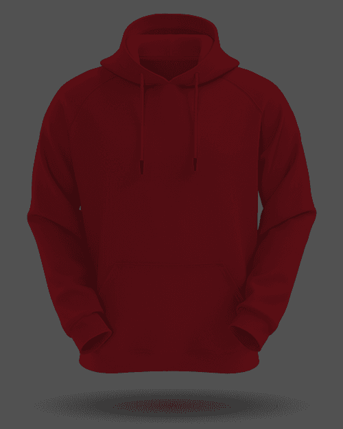 Maroon Basic All Season Hoodie