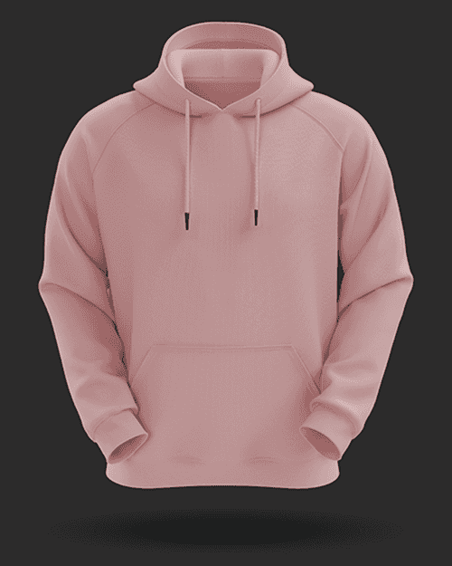 Baby Pink Basic All Season Hoodie