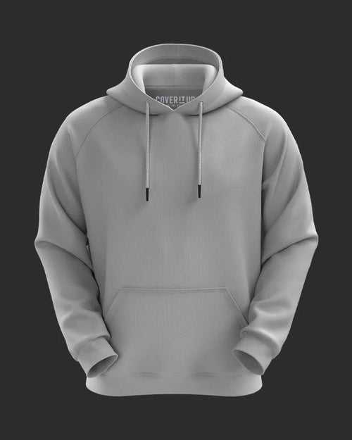 Sale- Light Grey Basic All Season Hoodie