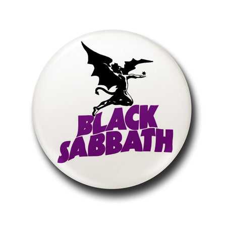 Black Sabbath Button Badge + Fridge Magnet