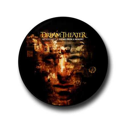 Dream Theater Button Badge + Fridge Magnet