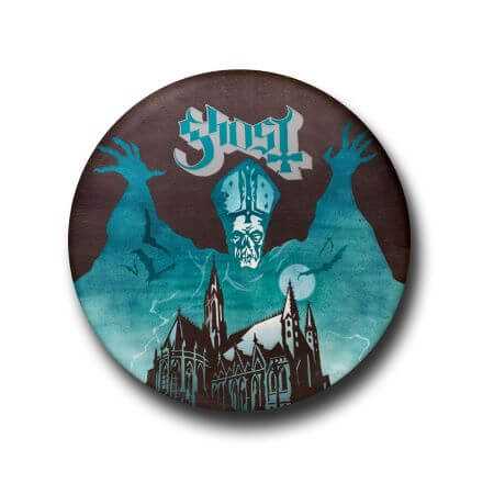Ghost Button Badge + Fridge Magnet
