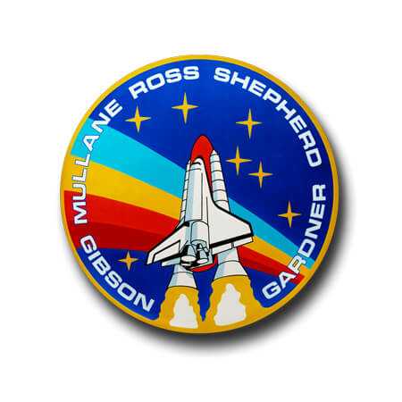 Nasa Rocket Button Badge + Fridge Magnet