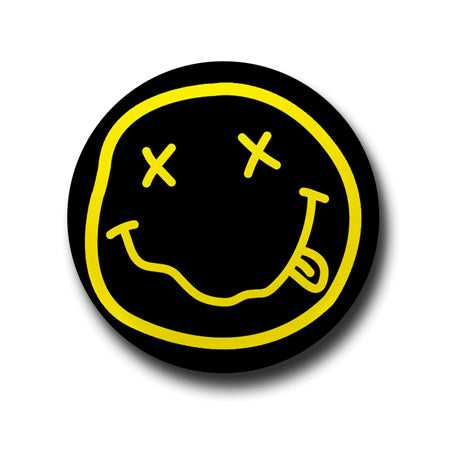 Nirvana Smiley Button Badge + Fridge Magnet