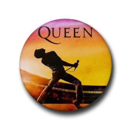 Queen Button Badge + Fridge Magnet