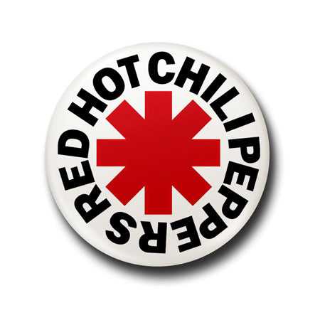 Red Hot Chili Peppers Button Badge + Fridge Magnet