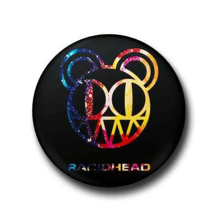 Radiohead Button Badge + Fridge Magnet