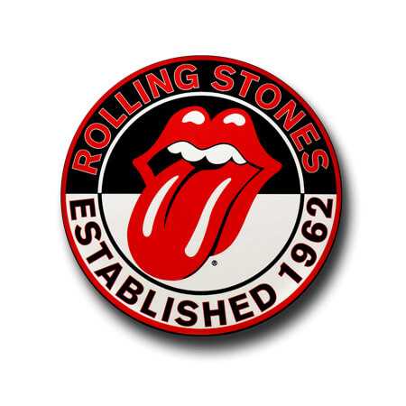 Rolling Stones Button Badge + Fridge Magnet