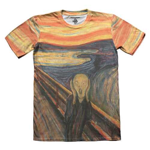 The Scream Painting All Over T-shirt