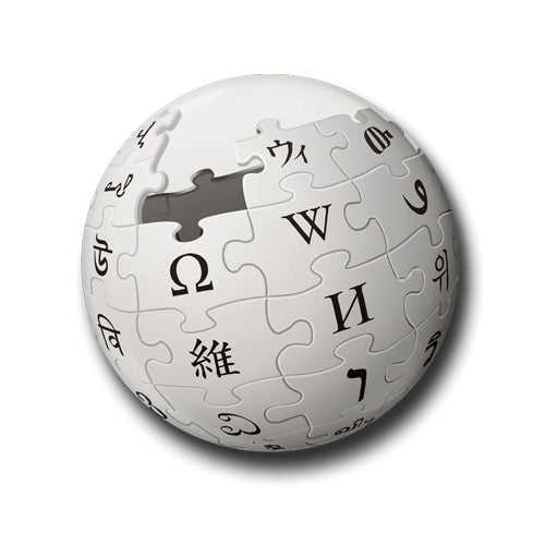 Wikipedia Button Badge + Fridge Magnet