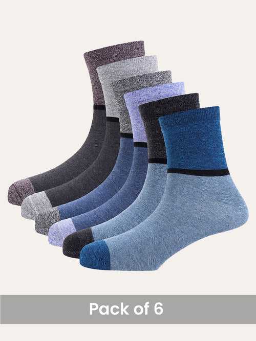 Cotton Socks Pack of 6
