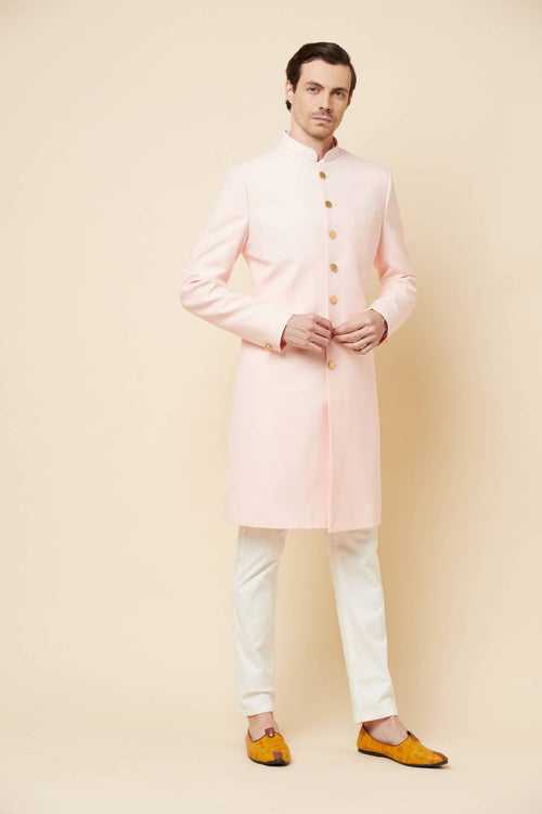 Pale Pink Sherwani Set