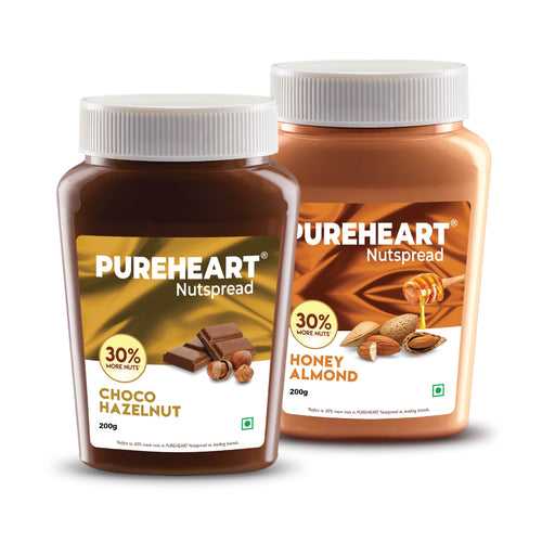 Choco Hazelnut Nutspread (200g) + Honey Almond Nutspread (200g)