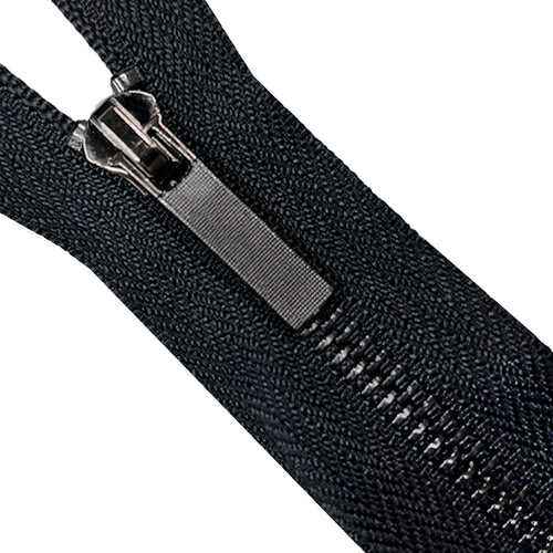 #5 Classic Gunmetal with Black Tape Closed-End Metal Zipper