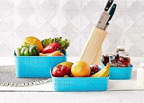 Vegetable & Fruit Plastic Basket Set (3 in 1)