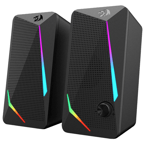 (RENEWED) WALTZ GS510- RGB 2.0 Channel Gaming Wired Desktop Speakers