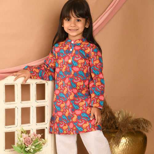 Pajama set for boys and girls - Seahorse