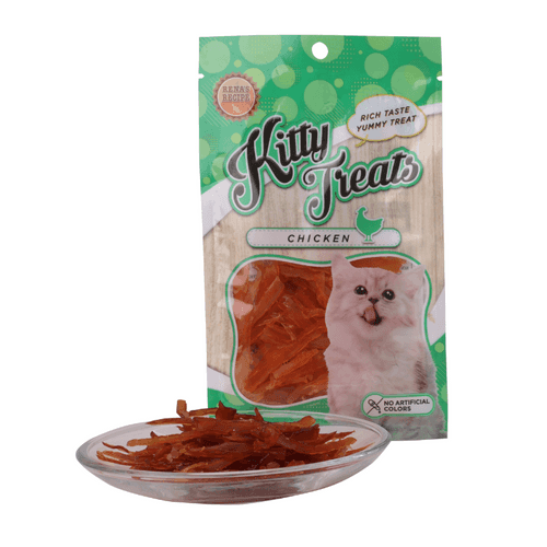 Kitty Treats Soft Chicken Jerky Sliced