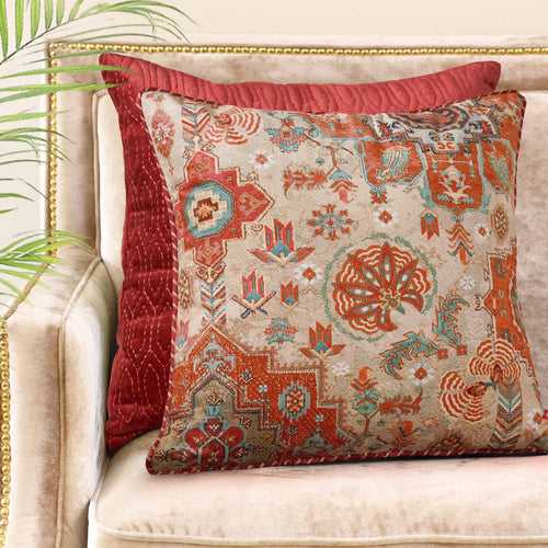 Nomad Kilim Cushion Cover - Cream