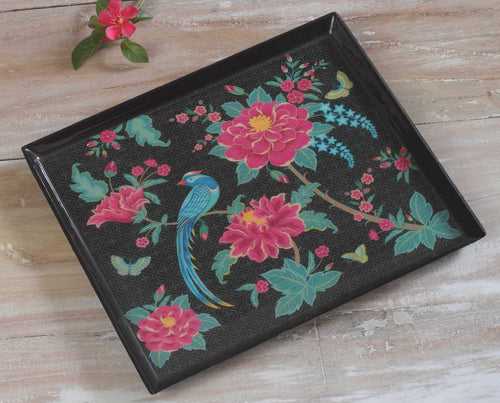 Opium Enamel Tray - Midnight